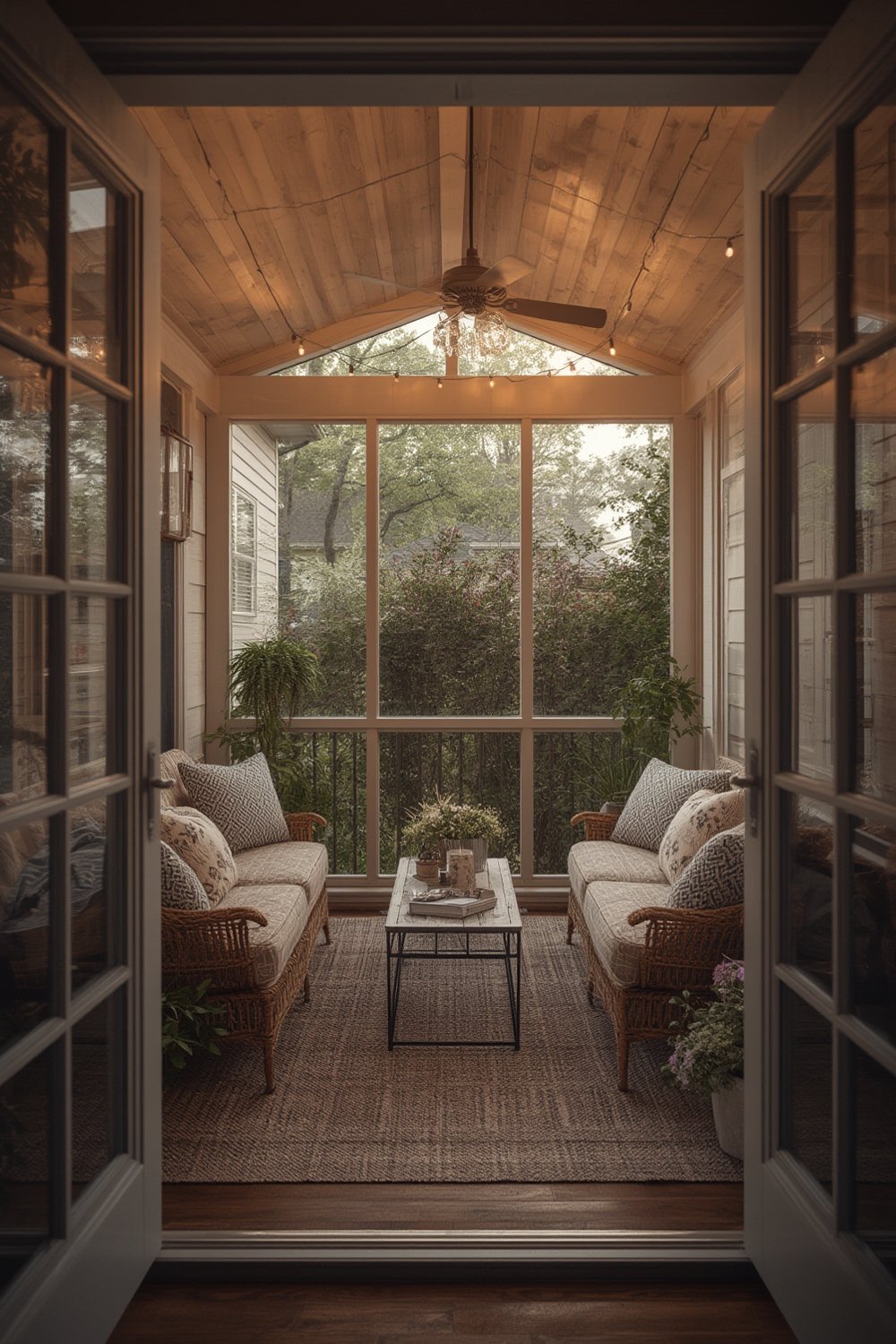 small screened-in porch ideas - Illustration 1