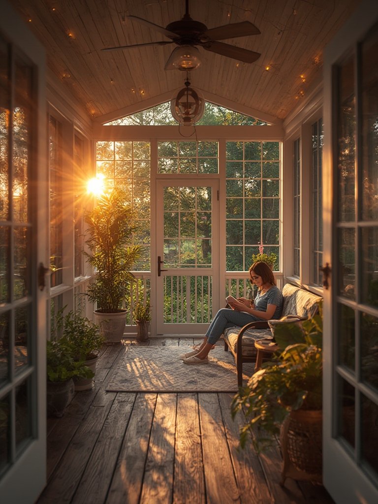 small screened-in porch ideas - Illustration 3