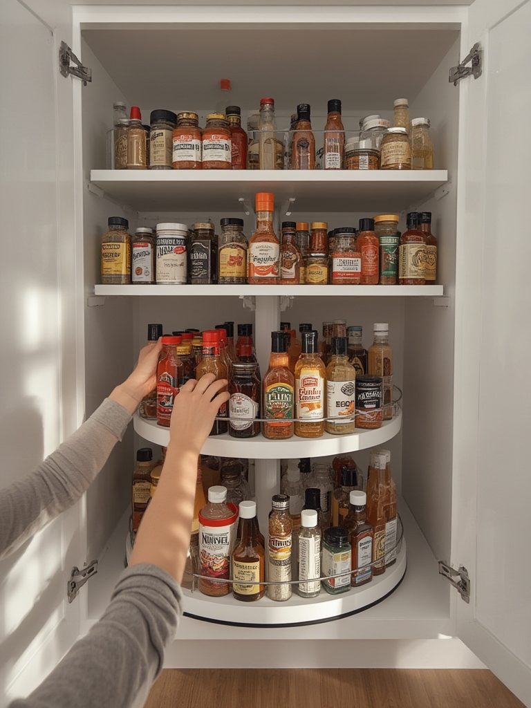 lazy susan in action
