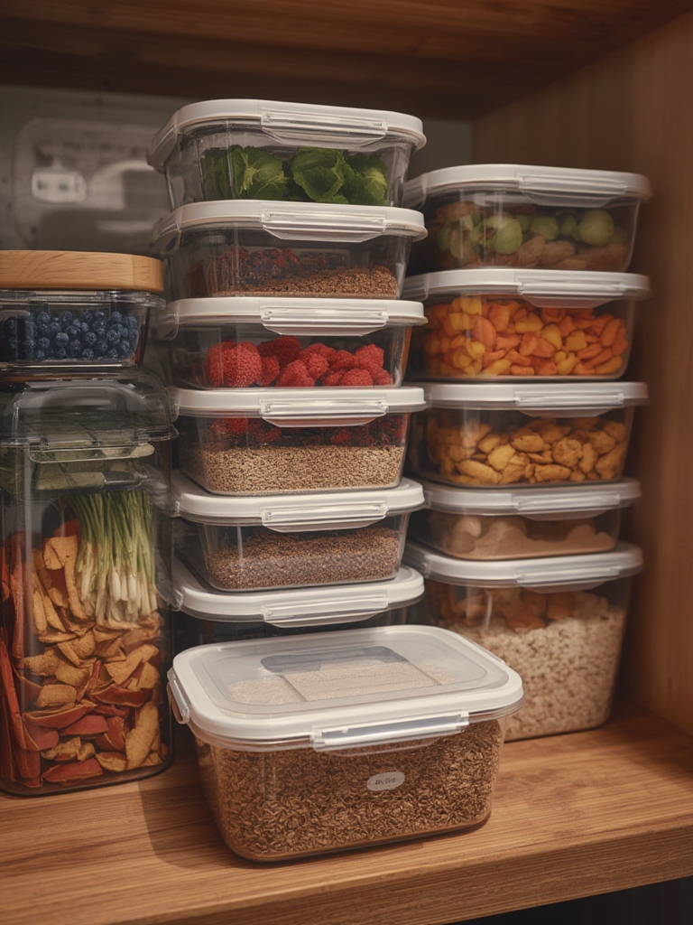 airtight containers in action