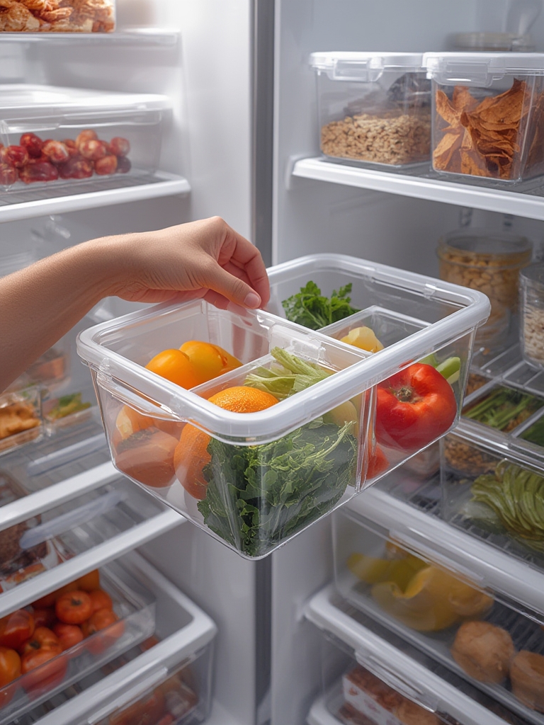 storage bin in action