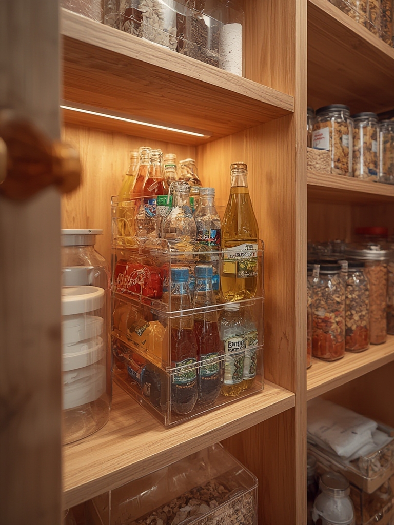 bottle organizer in action