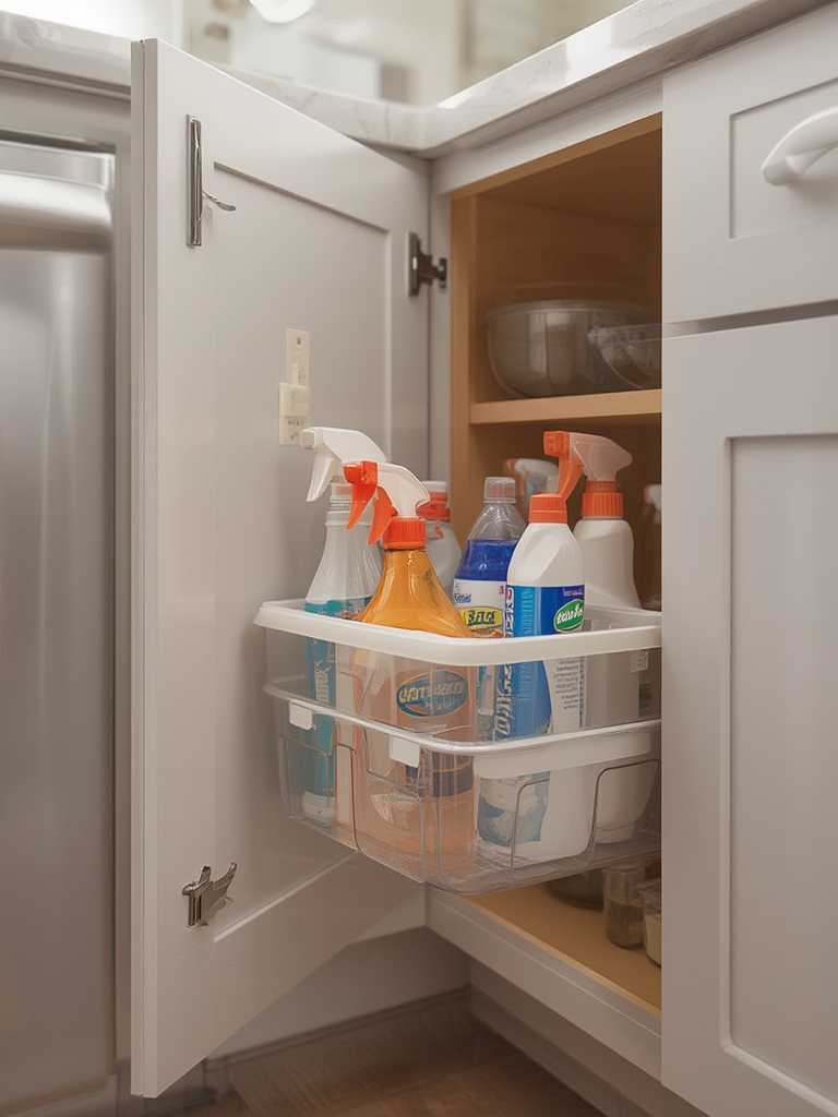 storage caddy in action