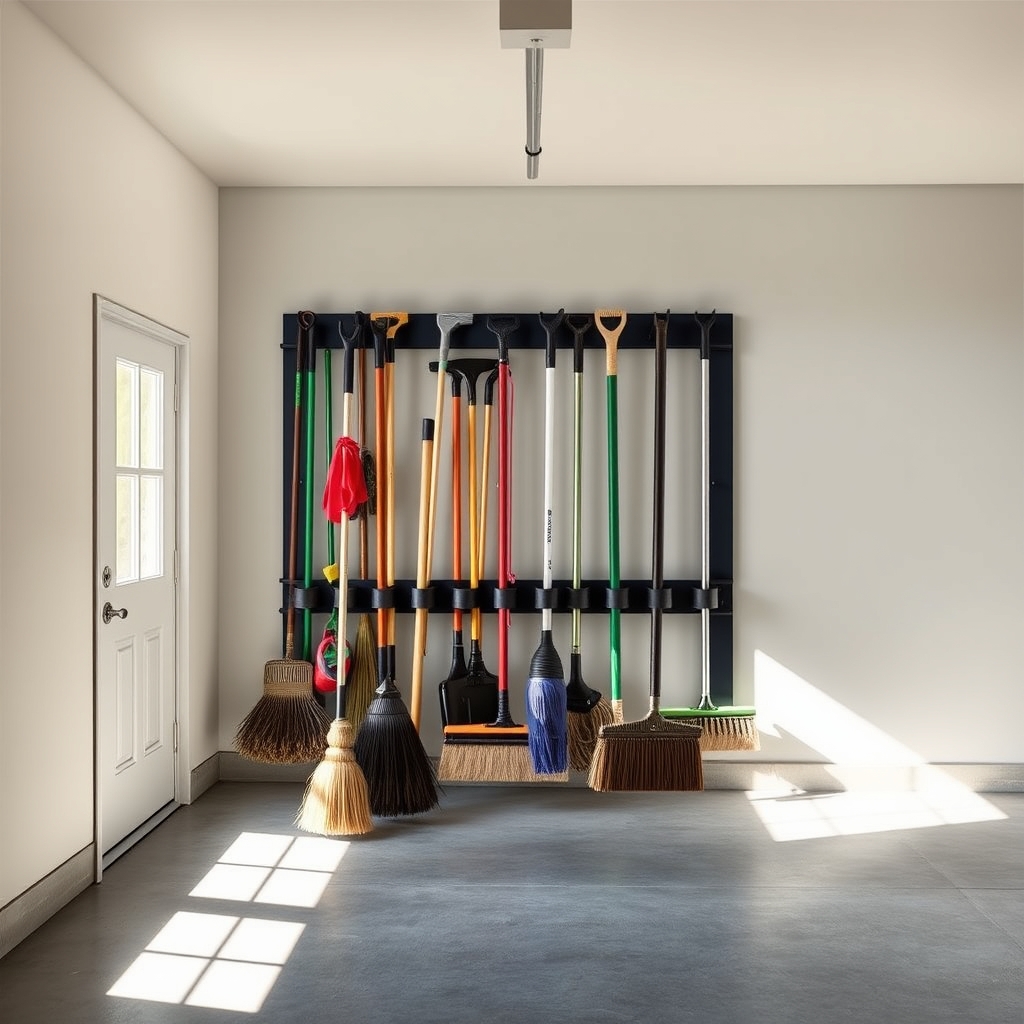 broom holder product view