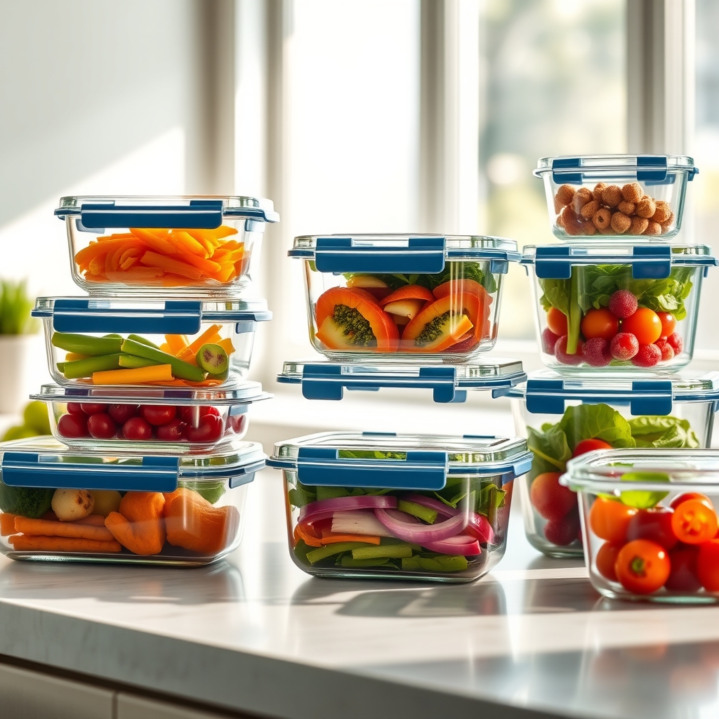 glass containers product view