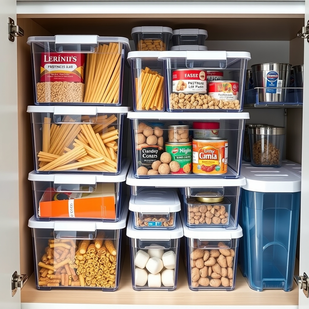 pantry organizer in action