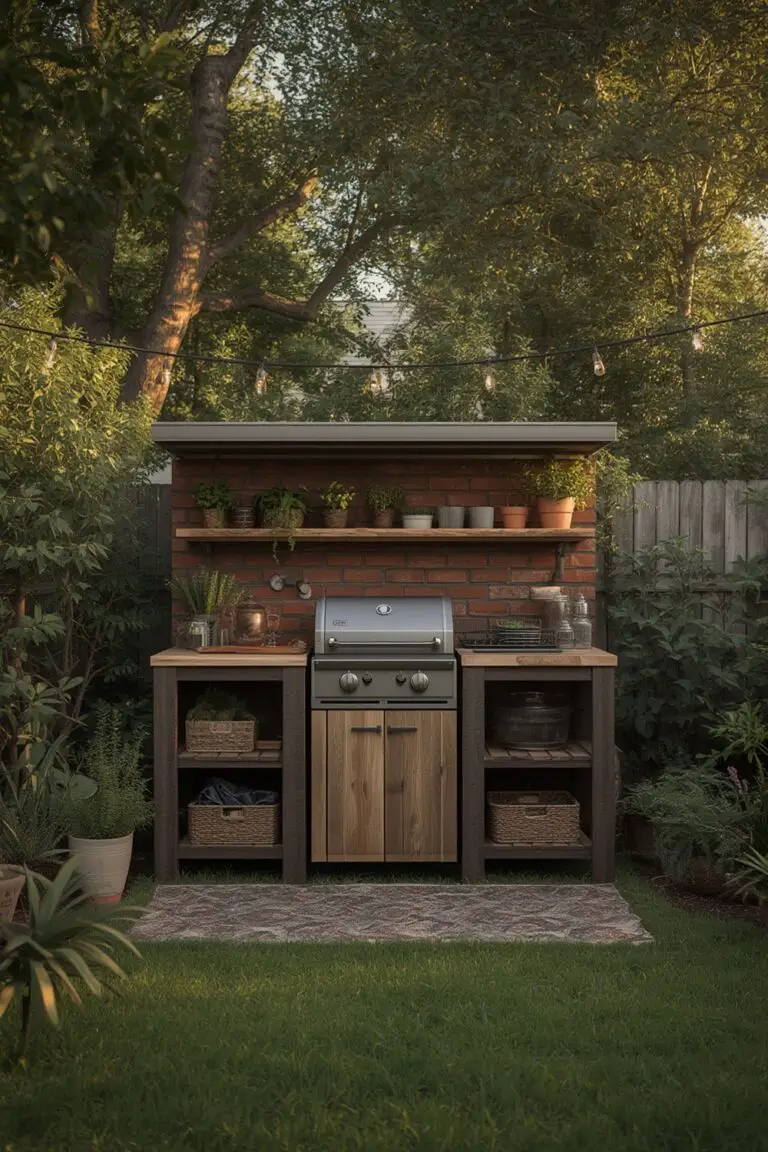 outdoor kitchen ideas on a budget