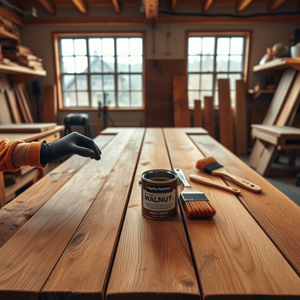 walnut stain product view