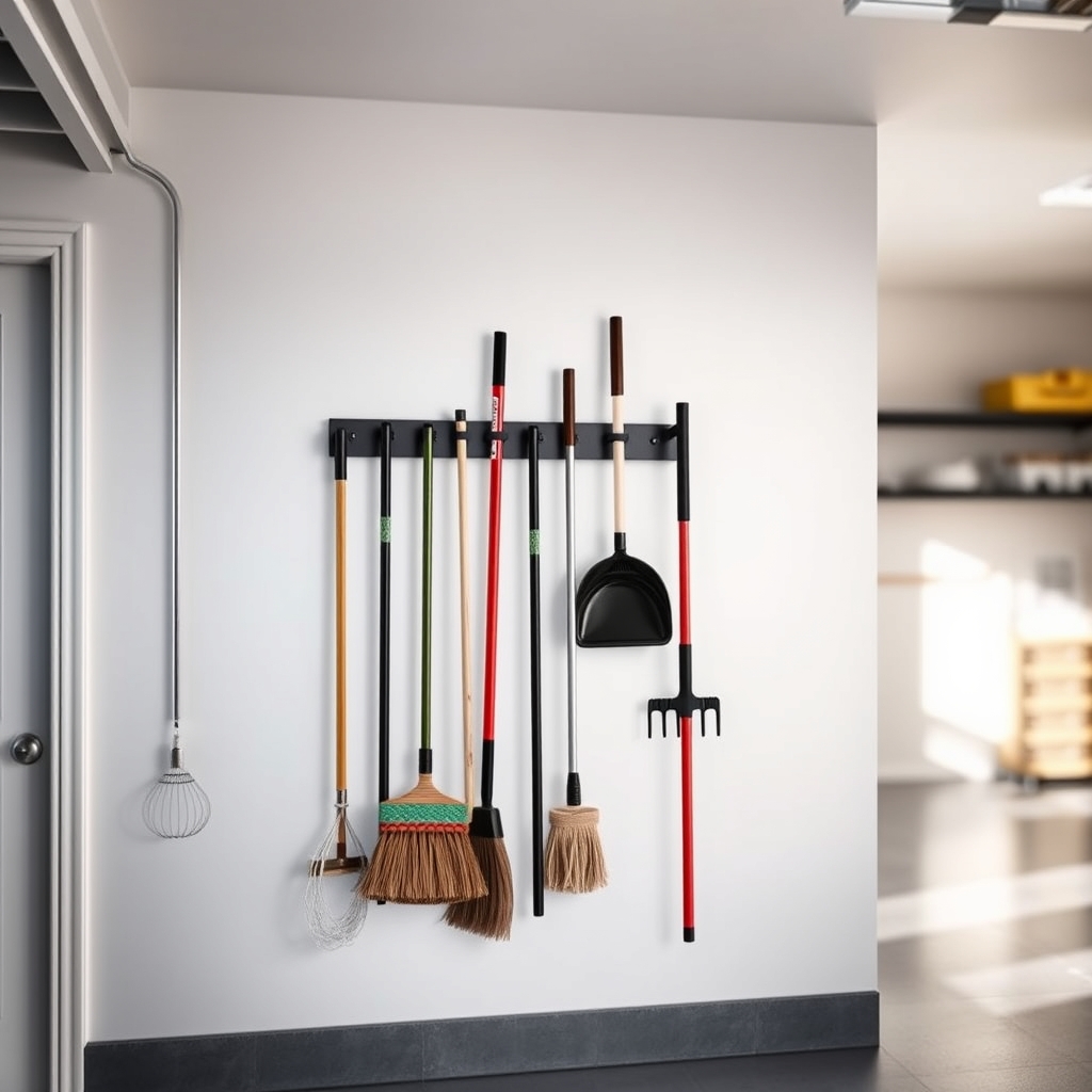 broom holder product view